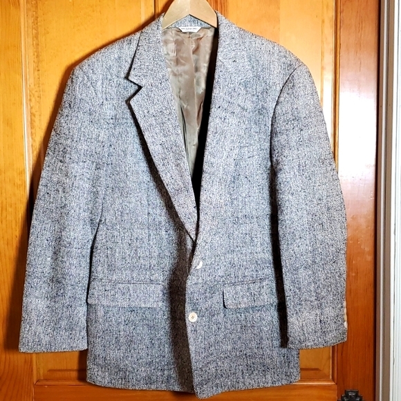 🧥 BARRISTER HASTING BLACK & WHITE DINNER JACKET - Picture 1 of 5